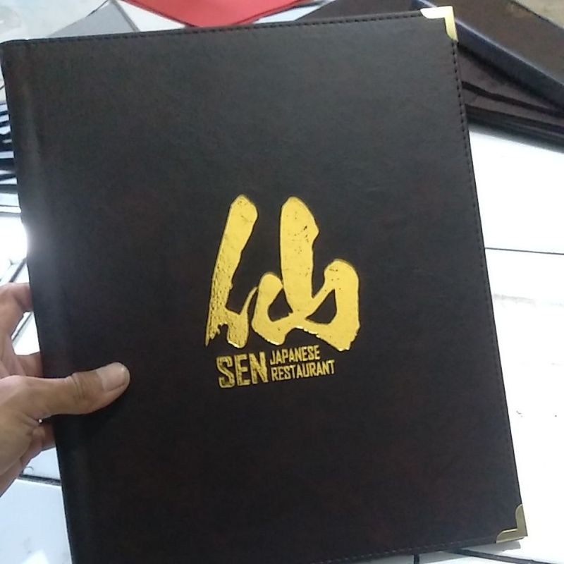 

buku menu sudut