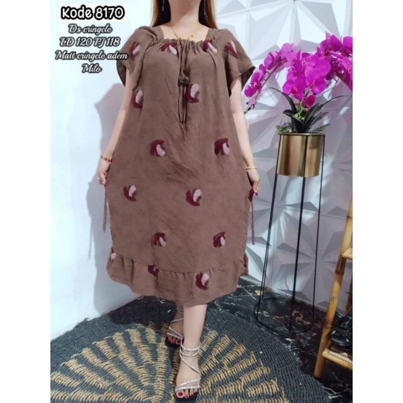 DRESS FUJI CRINCLE VIRAL DASTER FUJI VIRAL