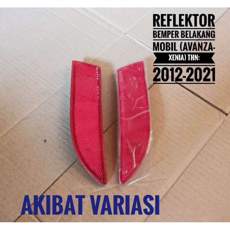 Reflektor Bemper Mobil Avanza Xenia 2012 2021 Mata Kucing Avanza Xenia