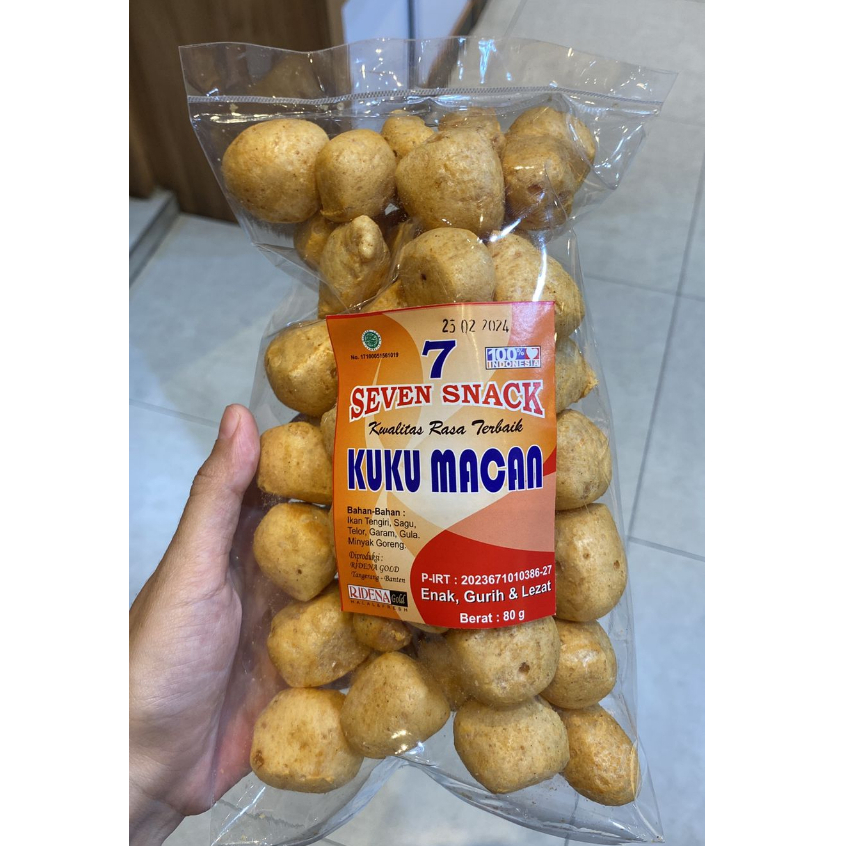 

Kuku Macan Ikan Tenggiri Enak Gurih & Lezat 80 gr