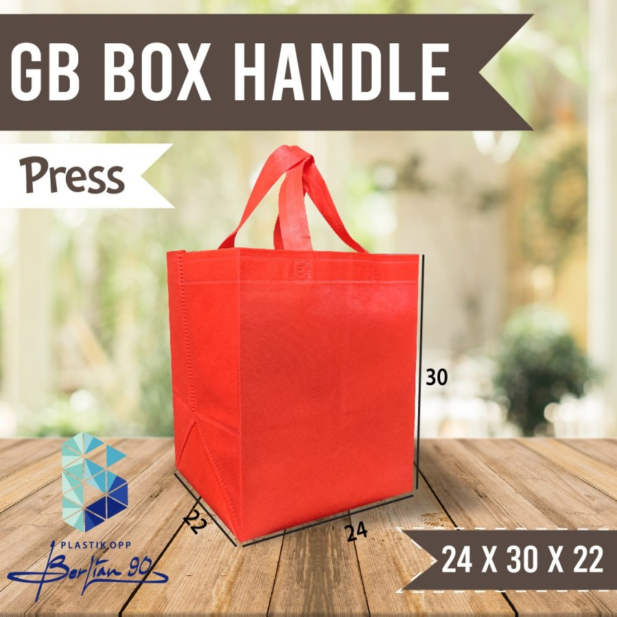 

Goodie Bag uk 24x30x22 cm Pres Tote Tali Handle Tas Spunbond Souvenir Hajatan Hampers Kantong Belanja / Goodie Bag Box 24 x 30 x 22 Tas Spunbond Alas Kotak Tas kain