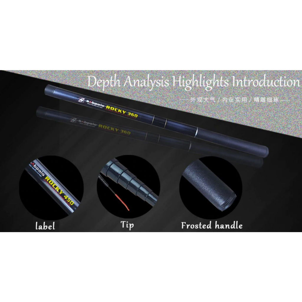 Joran Tegek Ruas Pendek Merk Rocky Kuat Aneka Ukuran