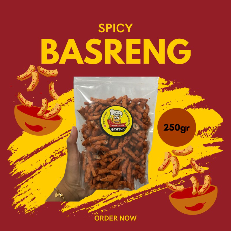 

Basreng Pedas 250gr
