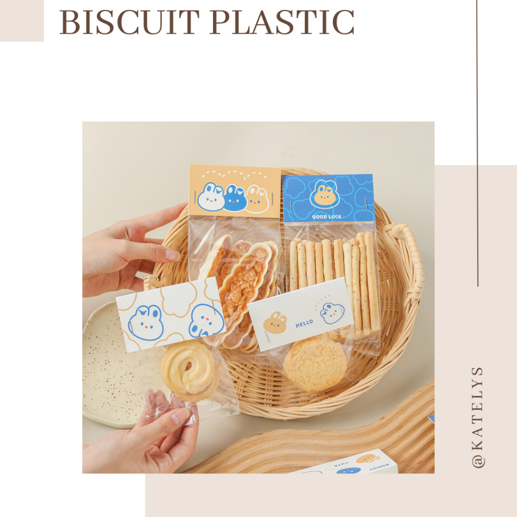 Plastik Cookies Kue Kering 5 Pcs | Kemasan Snack | Snack Biscuit Plastic