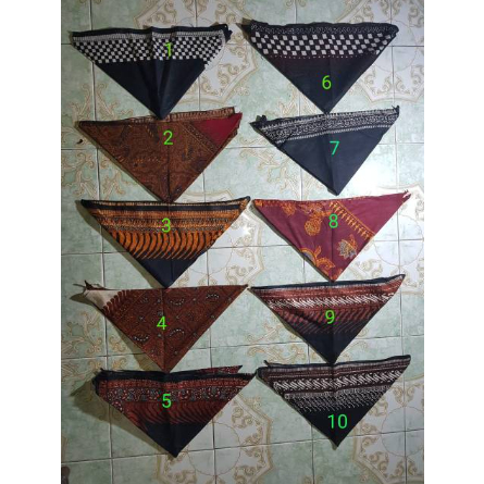 (xirosamarkete) Udeng Slayer Solo Motif ,Udeng jaranan, udeng segitiga, udeng jathilan, udeng batik 