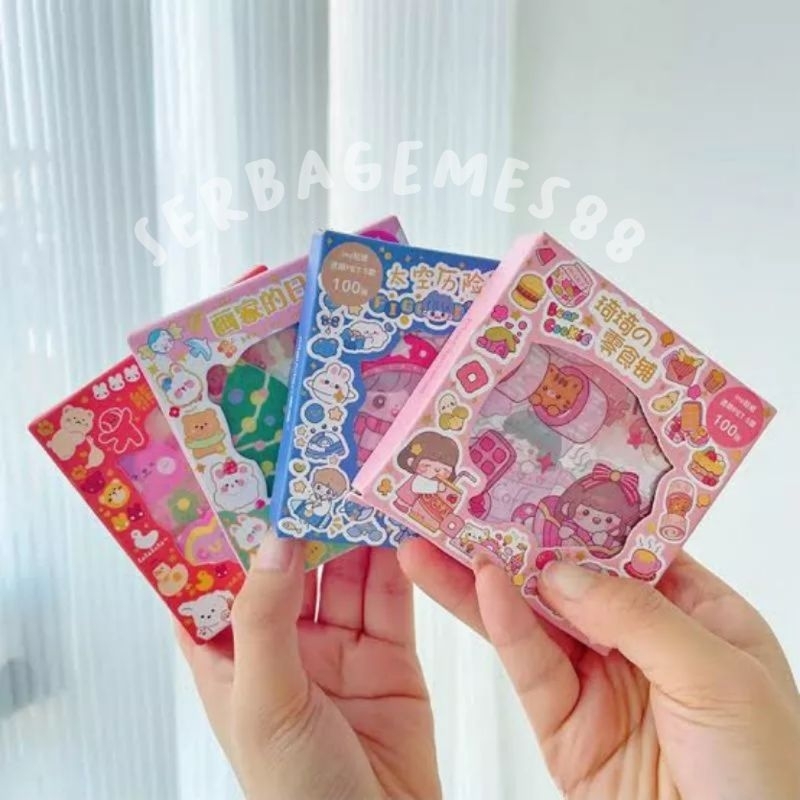 

serbagemes88 - 25 lembar 50 lembar / STIKER MOMO LUCU KEKINIAN / STIKER JURNAL AESTHETIC