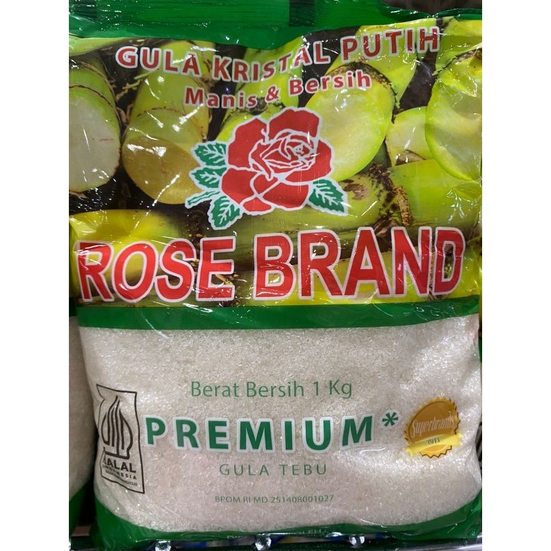 

Gula pasir rose brand 1kg