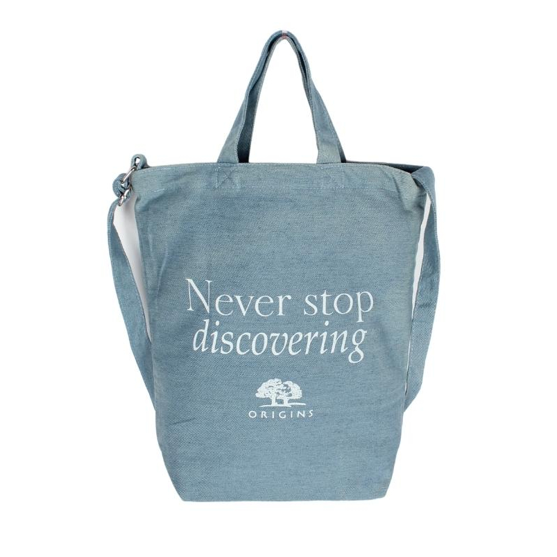 Origins Blueva Tas Selempang Kanvas Branded