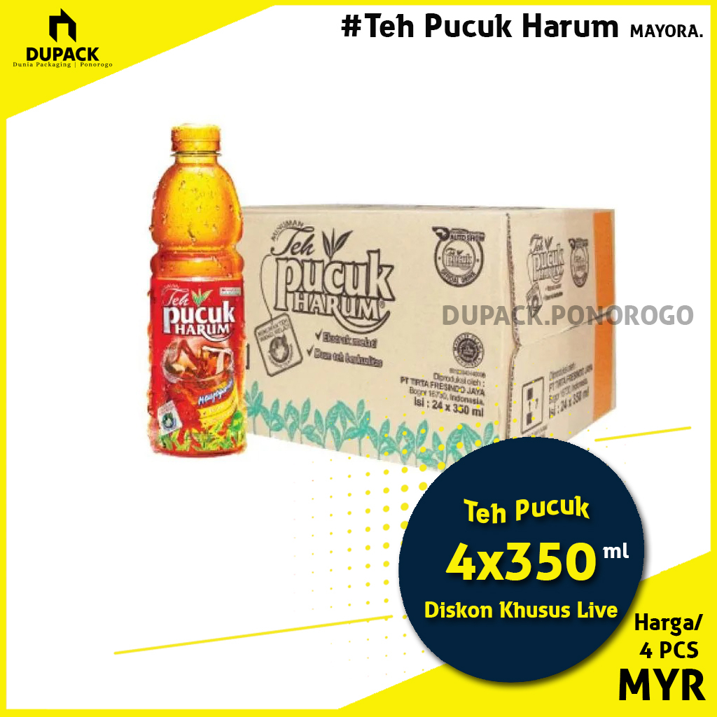 

Minuman Teh Pucuk Dapat 4 PCS