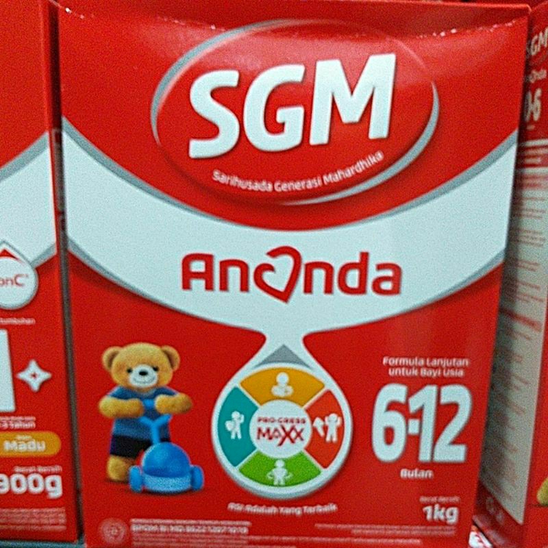 

SGM ANANDA COMPLINUTRI 6 - 12 BULAN 1000gr