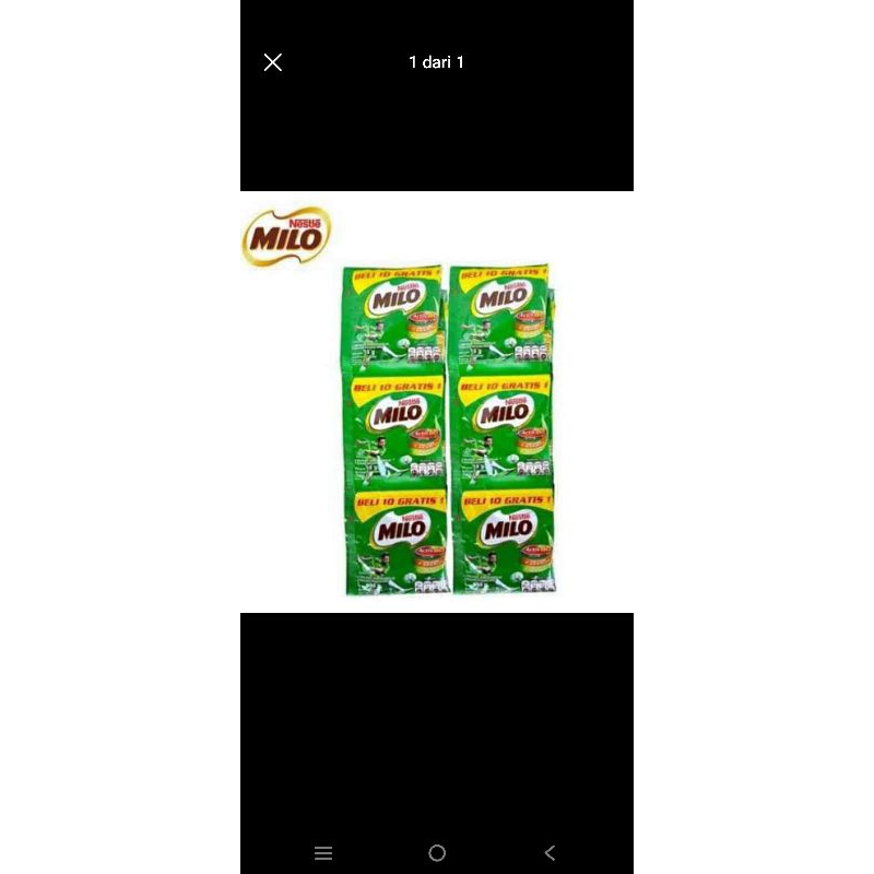 

MILO RENTENG ISI 11PC