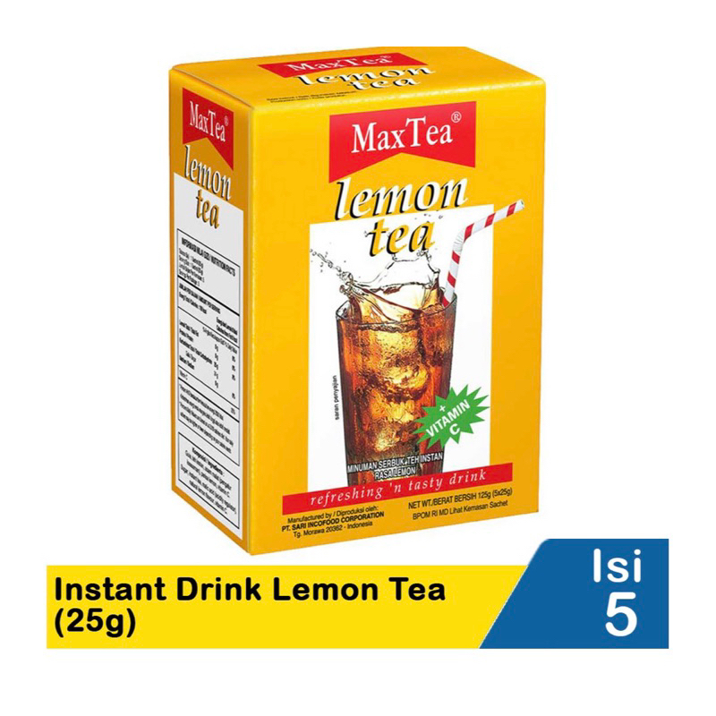 

maxtea lemon tea 5x25g