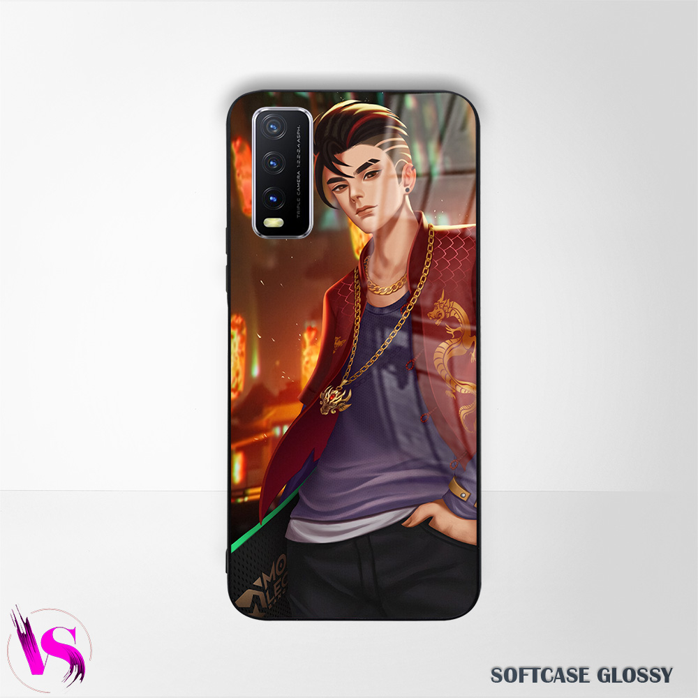 Softcase Kilau VIVO Y12S Y20 Y20S Y20i Y20T |W12| VIVO Case Glossy Pic HD | Kesing Silikon Premium M