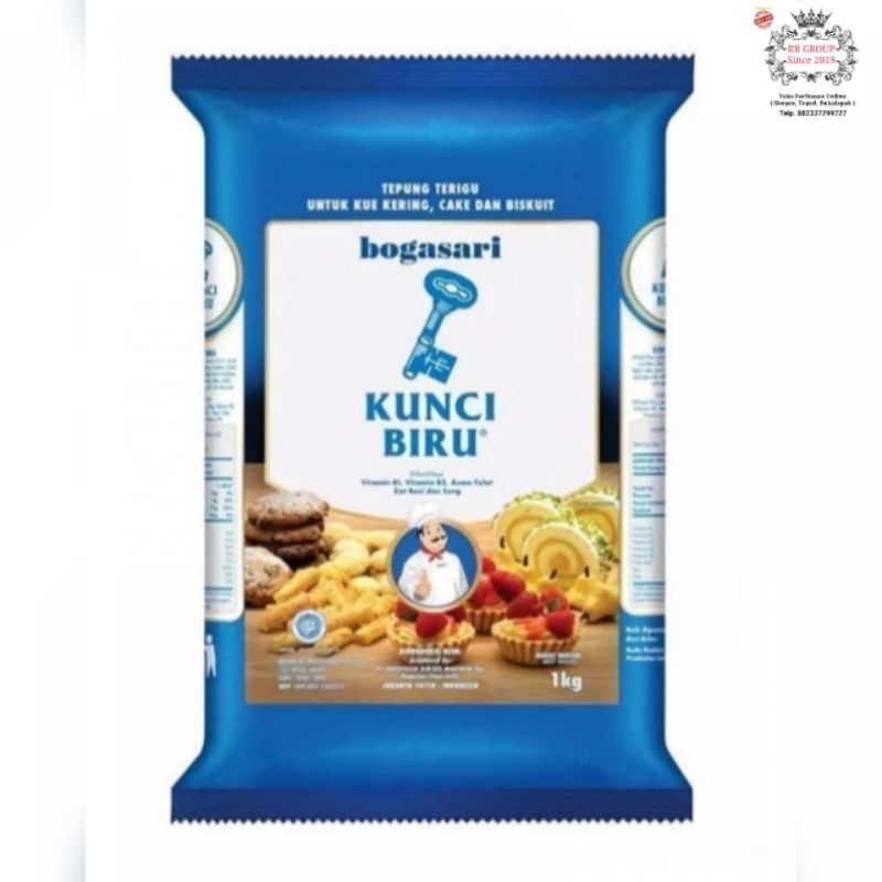 

Tepung Terigu Kunci Biru 1kg
