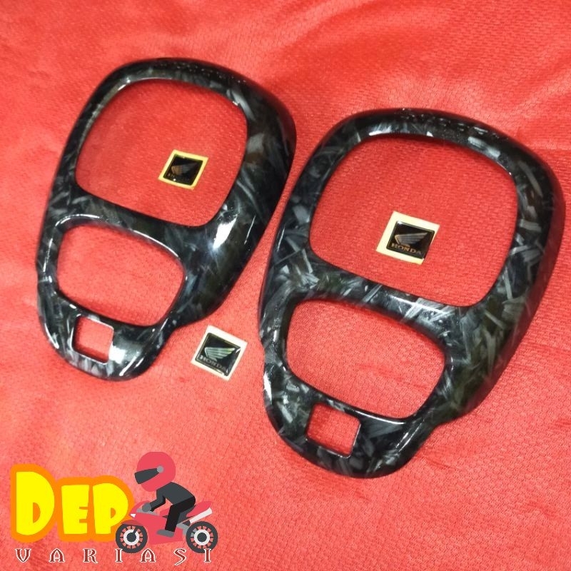 Cover Garnish Speedometer Carbon WTP Kevlar Forged Honda Scoopy ESP 2015-2019