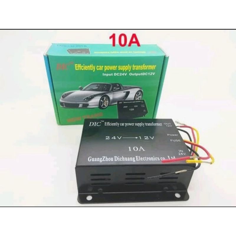 Step Down 10A DC 24V - 12V / Converter 10A DC 24V to DC 12V