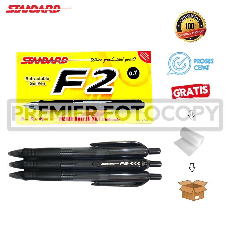 

Pulpen Standard F2 0.7 Isi 12pcs