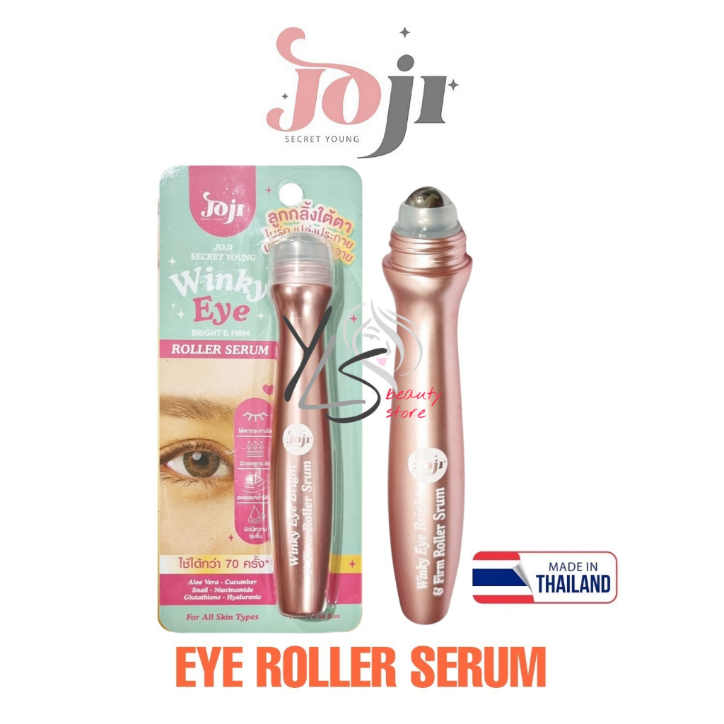 JOJI SECRET YOUNG WINKY EYE BRIGHT & FIRM ROLLER SERUM - SERUM KANTONG MATA PANDA
