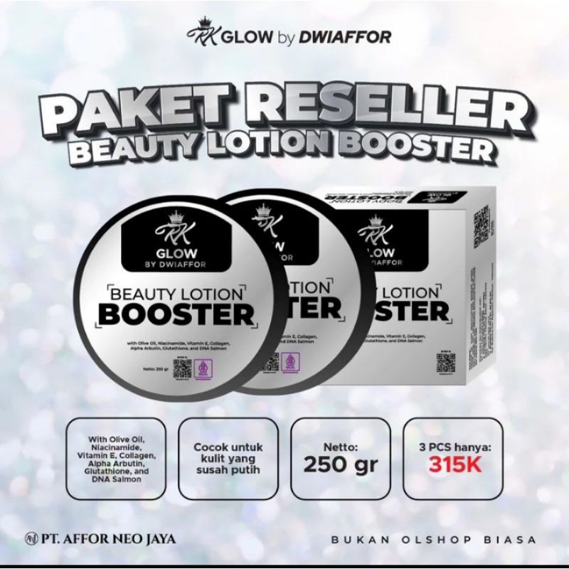 Beauty Lotion Booster RKGLOW,hb booster original,lotion viral,lotion dosting