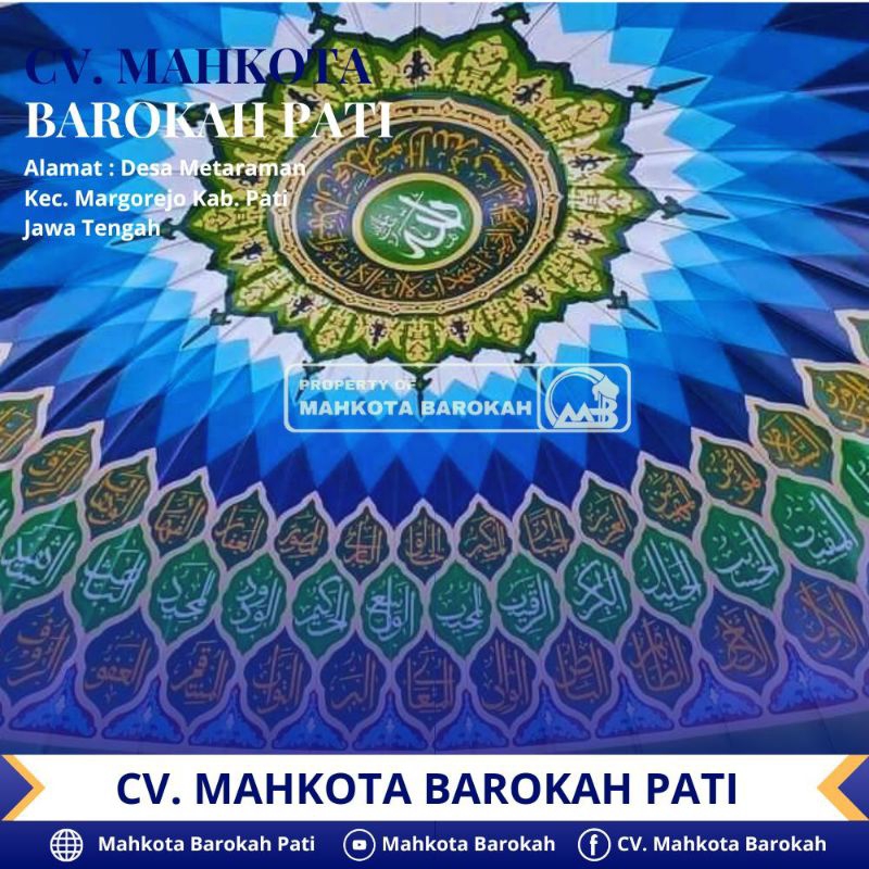 Jual Kubah Masjid Galvalume & Enamel Terbaru 2023