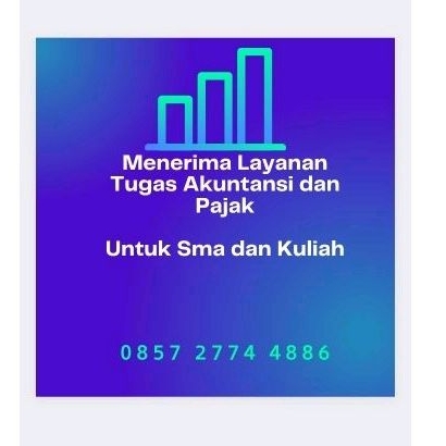 Layanan Tugas Akuntansi & Pajak untuk SMA dan kuliah