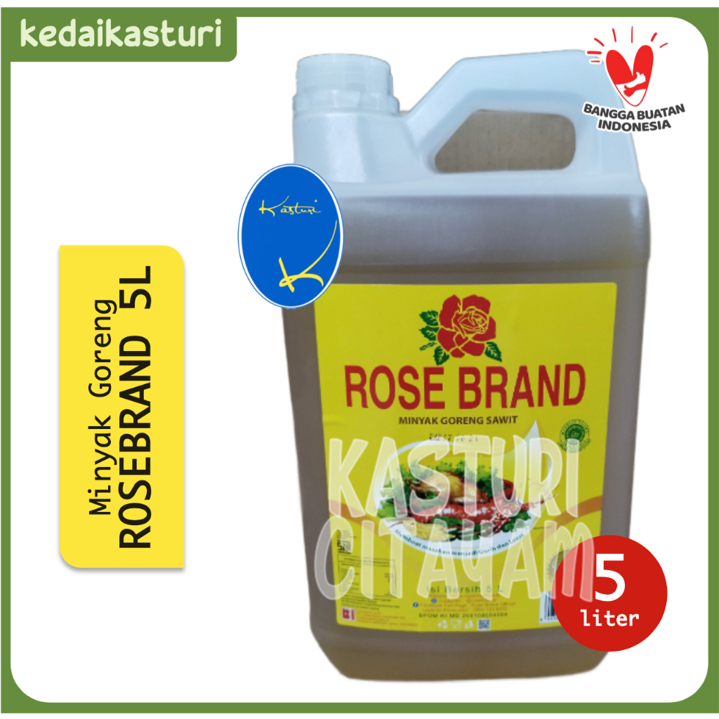 

RB22 Rose Brand 5 Liter Minyak Goreng Berkualitas Tinggi