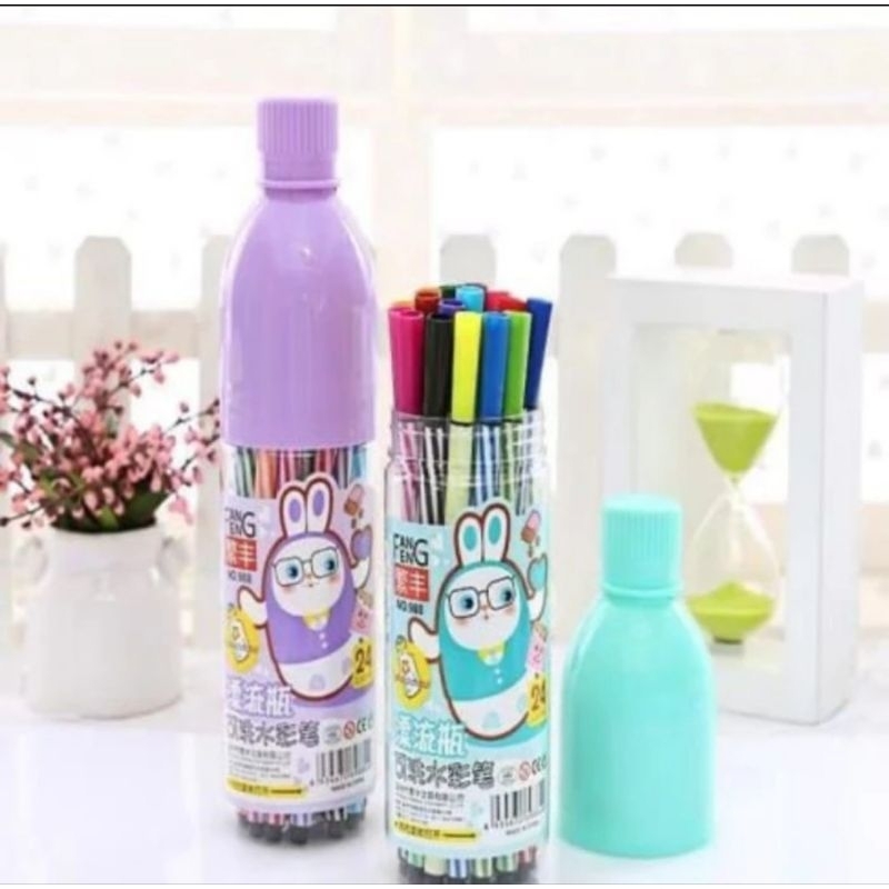 

RO Spidol Warna Warni Kemasan Botol Alat Lukis Anak