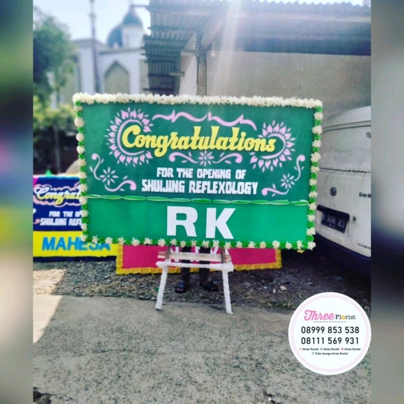 karangan bunga duka cita jakarta / karangan bunga papan / bunga papan