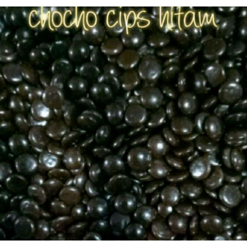 

chocho cips hitam kecil manis top 200g toping kue