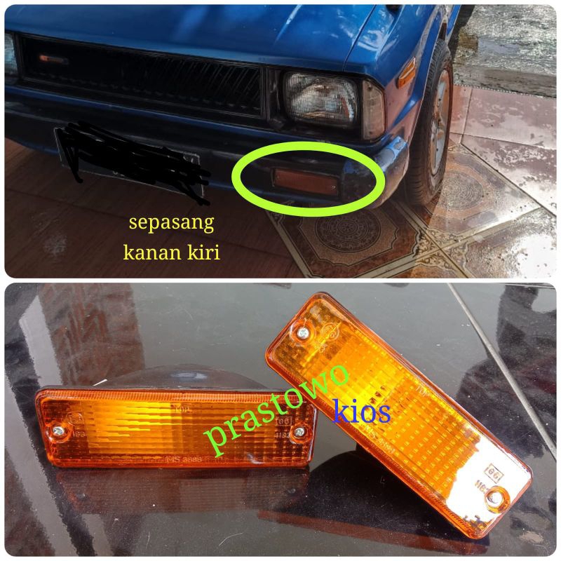 lampu sen riting bemper daihatsu charade g10 assy