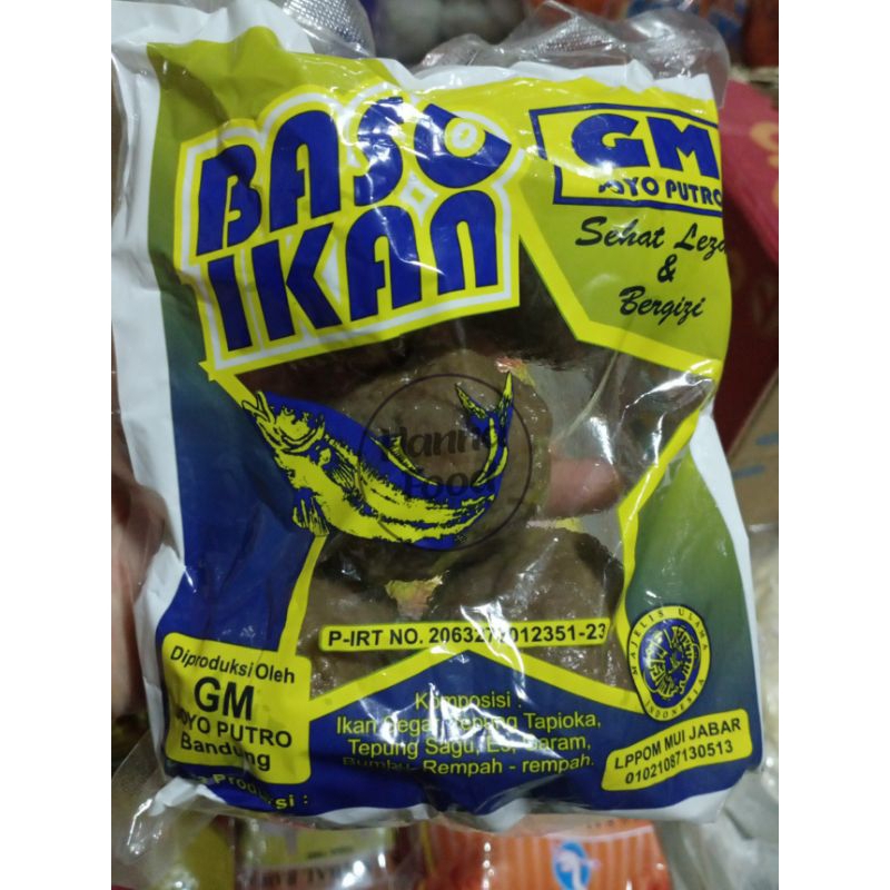 

BAKSO IKAN GM UKURAN JUMBO ISI JANDO / HANNA FOOD