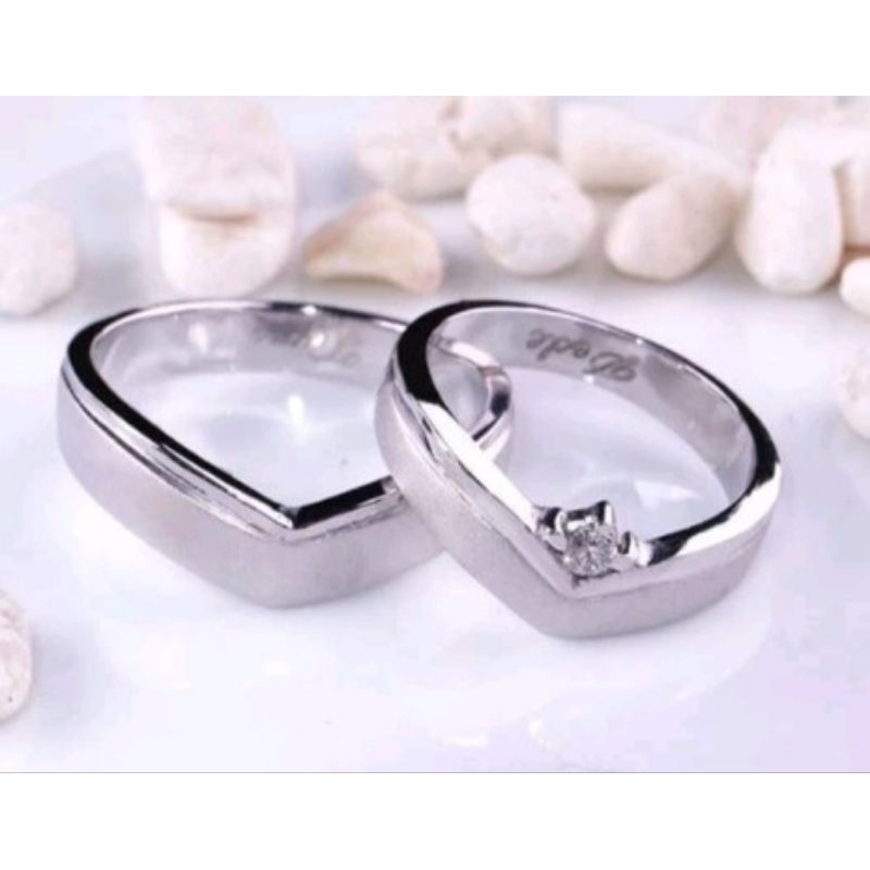 Cincin Couple Cincin Perak Cincin Kawin A-31 CINCIN PASANGAN COUPLE PERAK