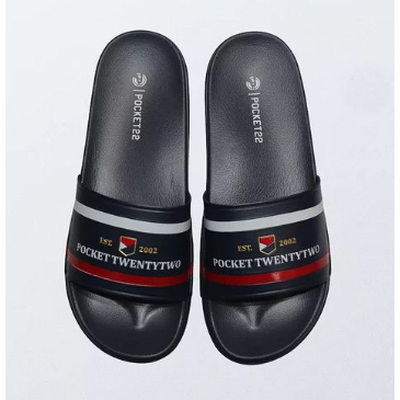 SANDAL POCKET22 SLIPPER HITAM 02 - SANDAL DEWASA - SANDAL PRIA - SANDAL SLIPPER