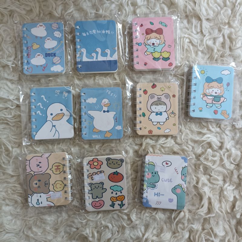 

buku/notebook mini ring A7