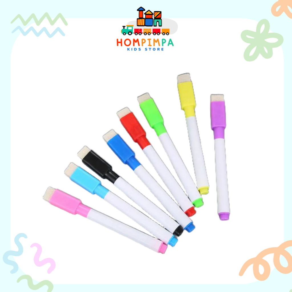 

Spidol Wipe and Clean / Spidol Warna Whiteboard dengan Penghapus / Spidol Wipe&Clean Activity Book