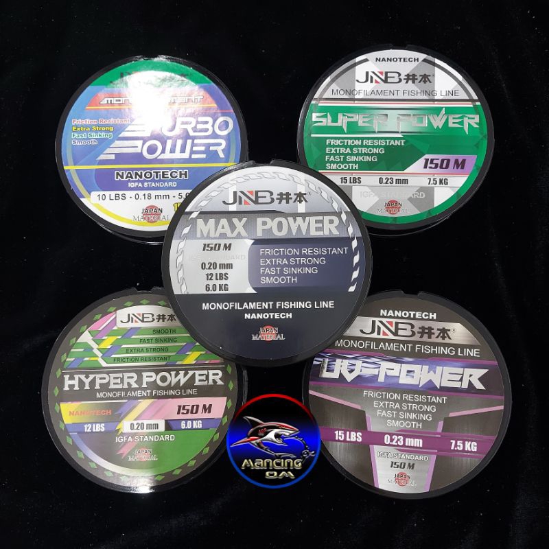 Senar pancing JNB Super Power●Max Power●Uv Power●Turbo Power
