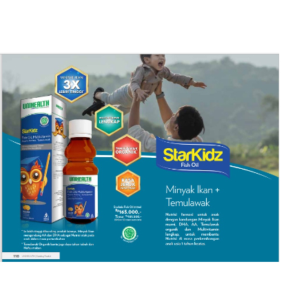 Minyak ikan|Starkids Fish Oil Gold 200ml Unihealth