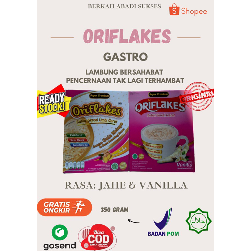 

Oriflakes Gastro Sereal Umbi Garut Solusi Asam Lambung Dan Maag