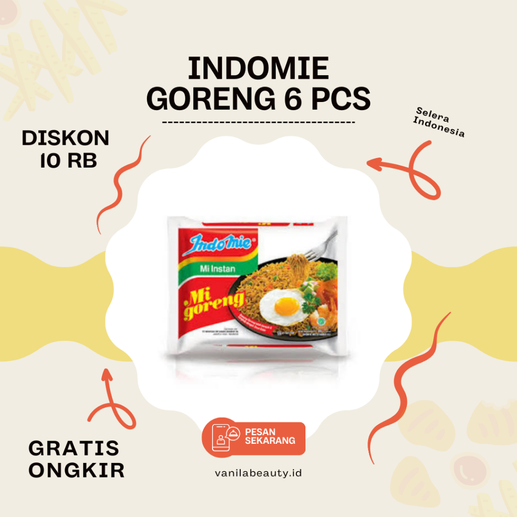 

INDOMIE GORENG 6 PCS