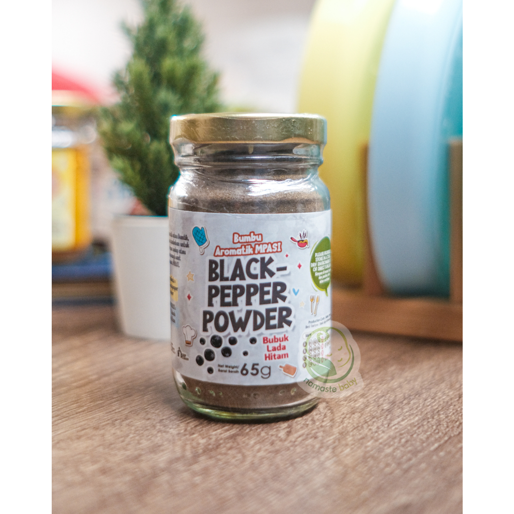 

BUMBU AROMATIK MPASI BLACK PEPPER POWDER - BUBUK LADA HITAM 65GR