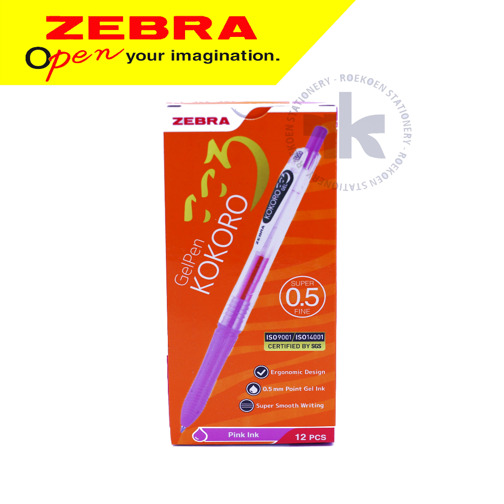 

Zebra Kokoro Retractable Ballpen Gel 0.5mm