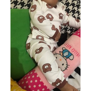 PUNCAK 12.12 Rose - (0bln-4thn) Piyama Anak Lengan Panjang / Setelan Baju Tidur Anak Import / Piyama Anak Karakter Bahan Katun - PY70