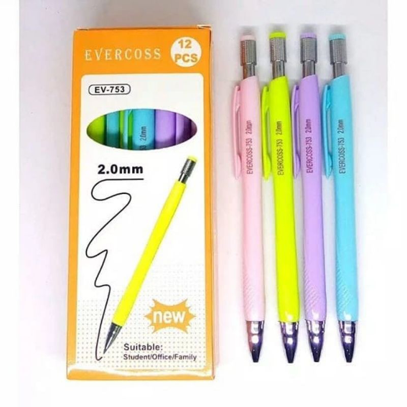 

Pensil Mekanik Cetekan Evercoss isi Besar -2,0 mm (Berkualitas Original)