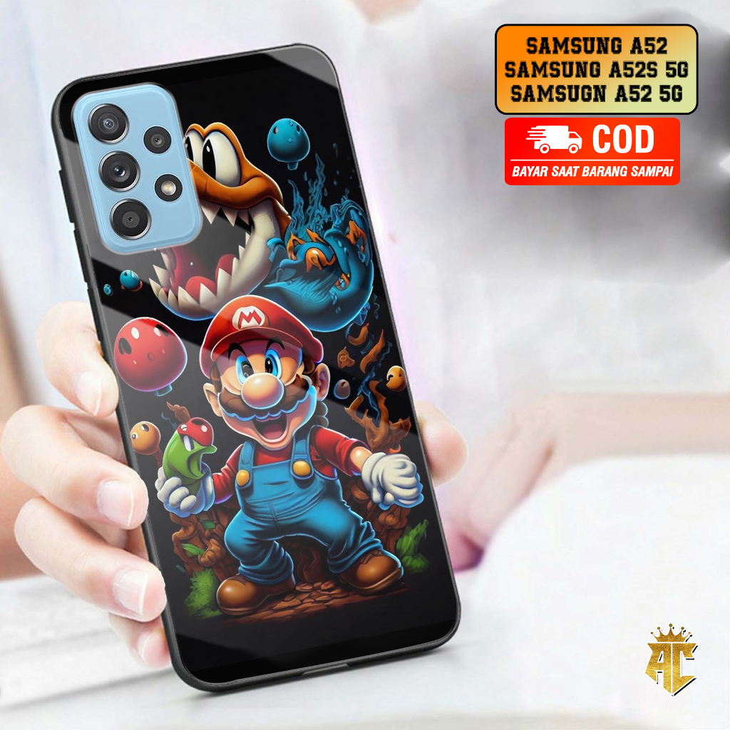 CASE SAMSUNG A52 / A52S / A52 5G - Casing SAMSUNG A52 Terbaru 2023 AERO STORE [ MOTIF 03 ] Silikon -
