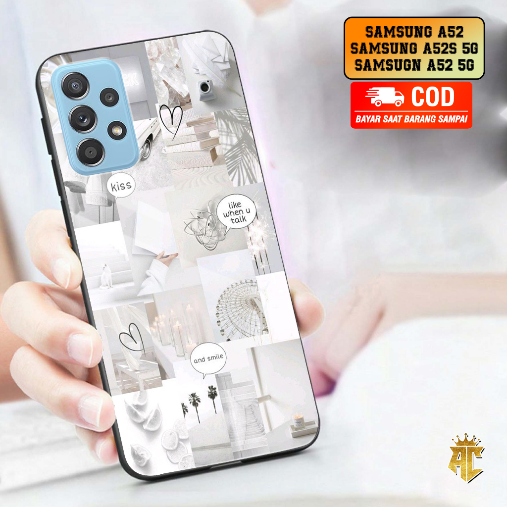 CASE SAMSUNG A52 / A52S / A52 5G - Casing SAMSUNG A52 Terbaru 2023 AERO STORE [ MOTIF 05 ] Silikon -