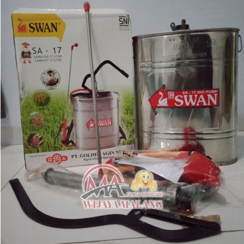 ORIGINAL SWAN SA 17 LITER  / TANKI SEMPROTAN HAMA TANAMAN / ALAT SEMPROT PERTANIAN