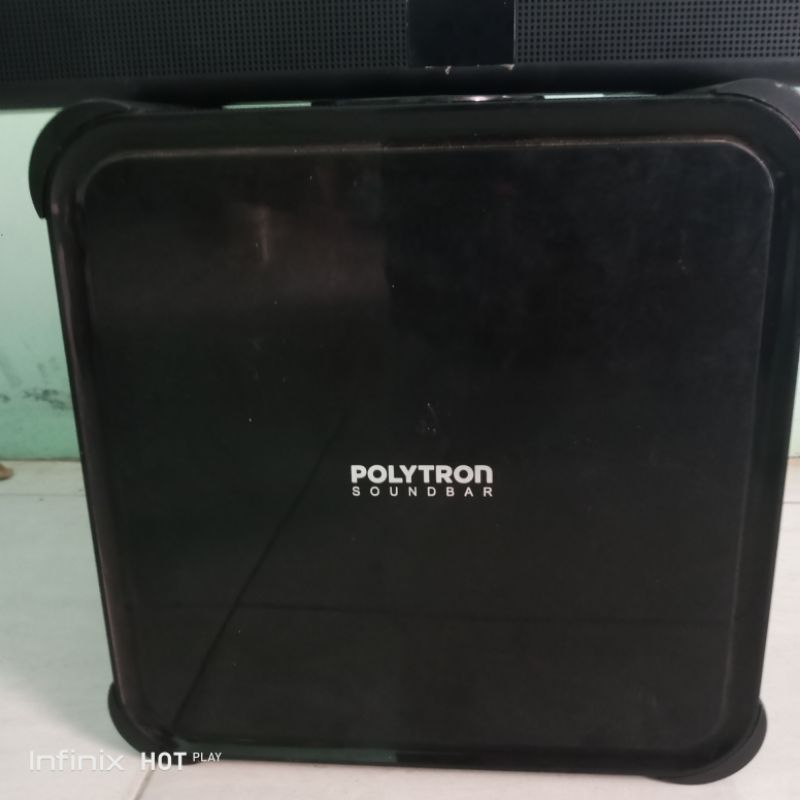 SPEAKER PASIF SOUNDBAR SUBWOOFER POLYTRON 32 INCH