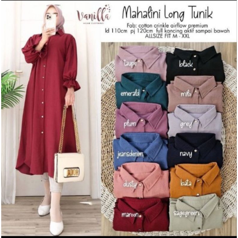 LONG TUNIK MAHALINI