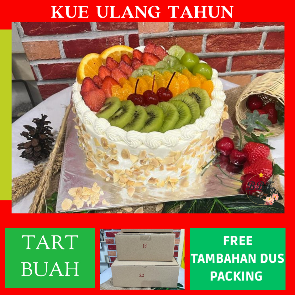 

Fruit Cake / Blackforest / Tar Buah / Vanila Cake / Birthday Cake / Kue Ulang Tahun / Cake Wedding