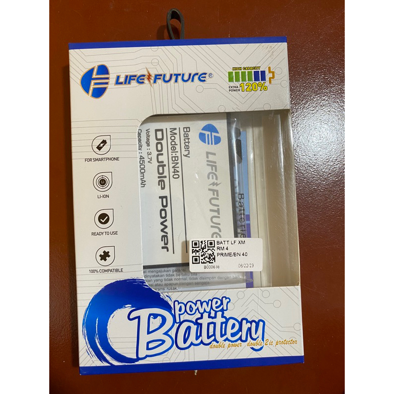 BATERAI DOUBLE POWER BN40 / XIAOMI REDMI 4 PRO / PRIME